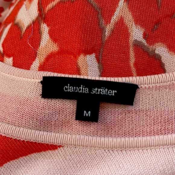 Like New Claudia Strater Short sleeve Knit Top Size M - Picture 4 of 5